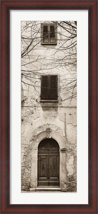 Framed La Porta Via, Volterra Print
