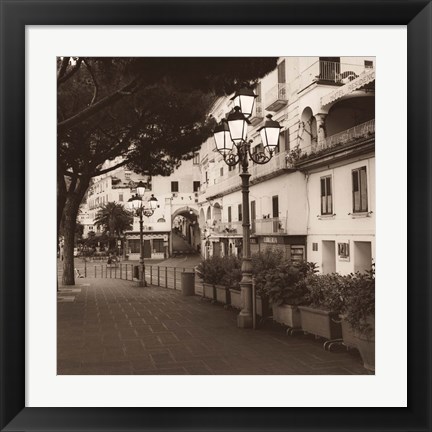 Framed Strada, Amalfi Print