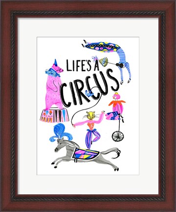 Framed Circus Fun IV Print