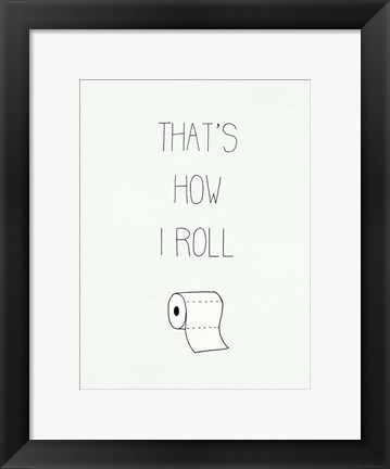 Framed Potty Humor I Print