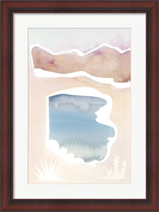 Framed Cross Country Abstraction II Print