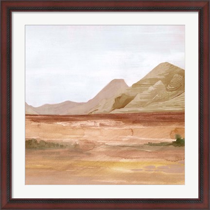 Framed Desert Formation II Print