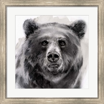 Framed Bear Grin II Print