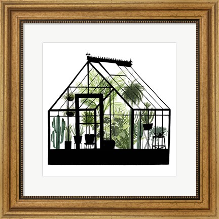 Framed Glass House I Print
