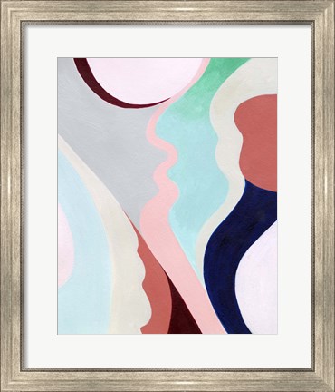 Framed Pastel Highlands I Print