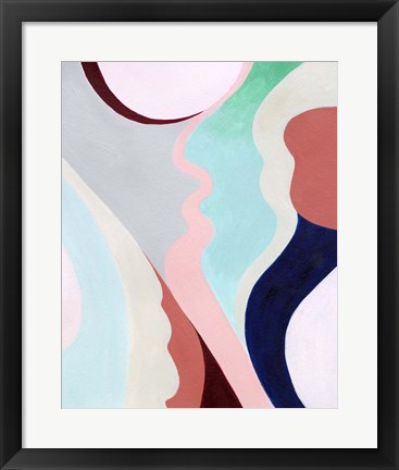 Framed Pastel Highlands I Print
