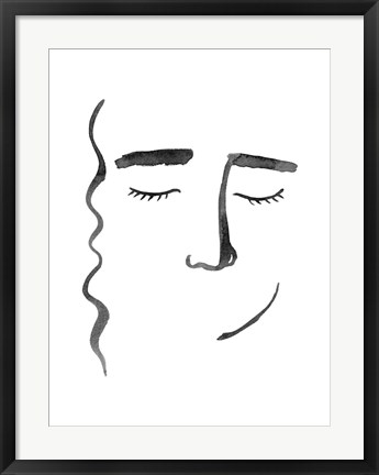 Framed Face in a Crowd II Print