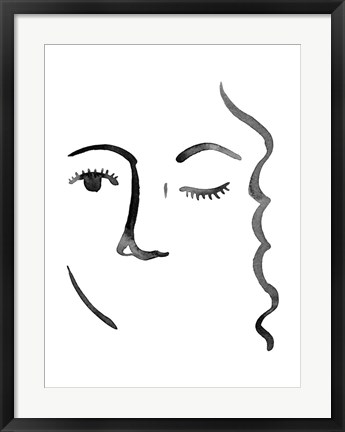 Framed Face in a Crowd IV Print