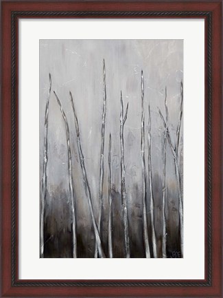 Framed Bare Tree Tops I Print