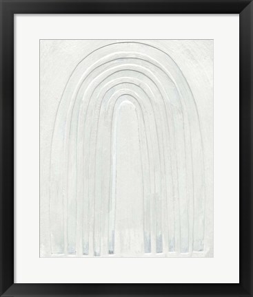 Framed Arcobaleno Bianco I Print
