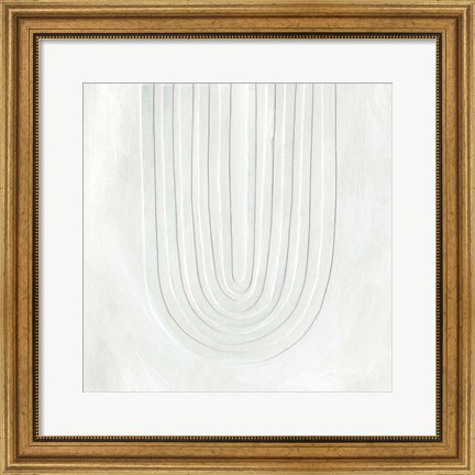 Framed Arcobaleno Bianco IV Print