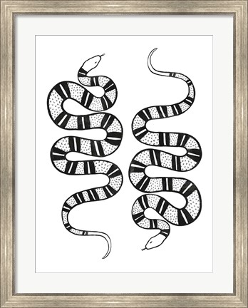 Framed Epidaurus Snake II Print
