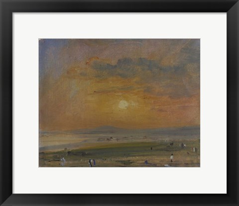 Framed Shoreham Bay, Evening Sunset Print