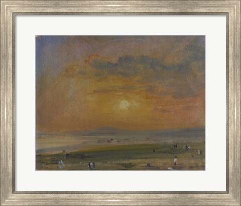 Framed Shoreham Bay, Evening Sunset Print