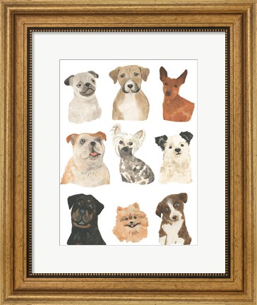 Framed Doggos &amp; Puppers I Print