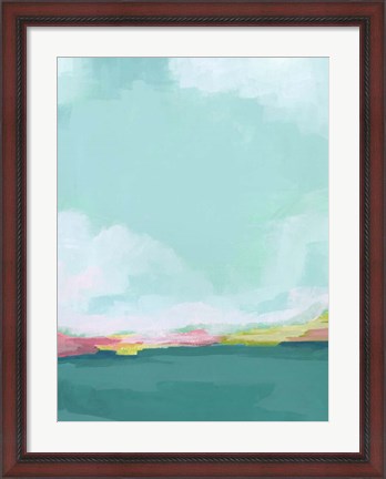 Framed Island Horizon I Print