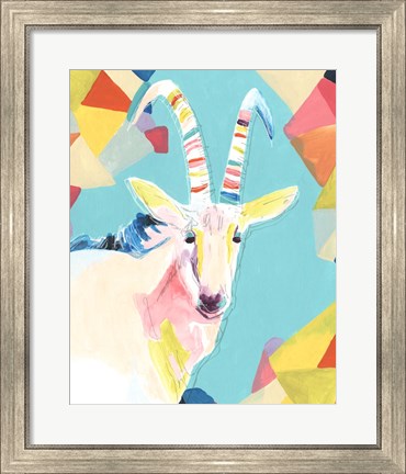 Framed Safari Party I Print