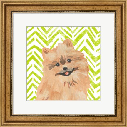 Framed Parlor Pooches IV Print