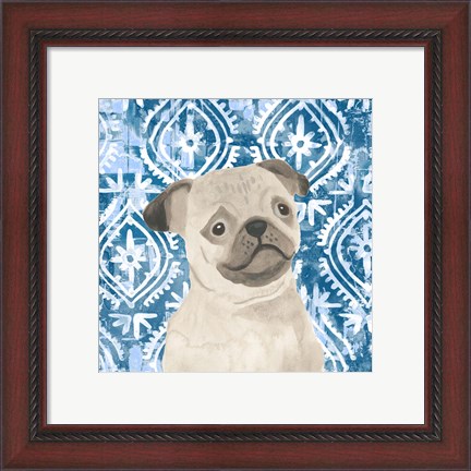 Framed Parlor Pooches VII Print