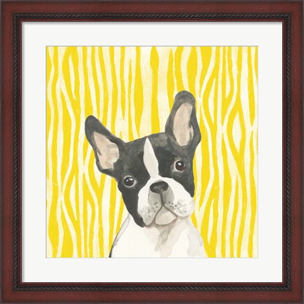 Framed Parlor Pooches VIII Print