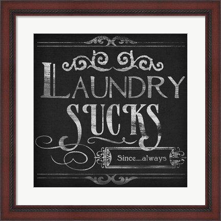 Framed Laundry Snark II Print