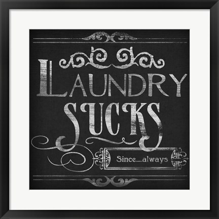 Framed Laundry Snark II Print