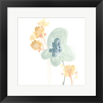 Framed Petite Petals I Print