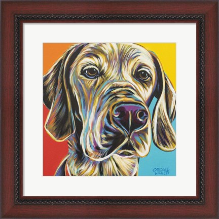 Framed Canine Buddy II Print