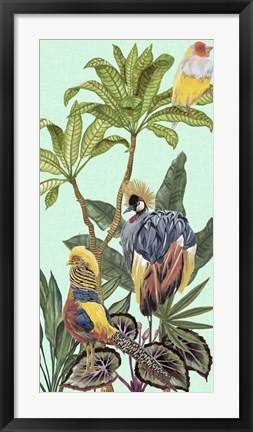 Framed Birds Paradise IV Print