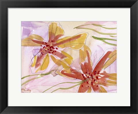 Framed Aromatic Flowers I Print