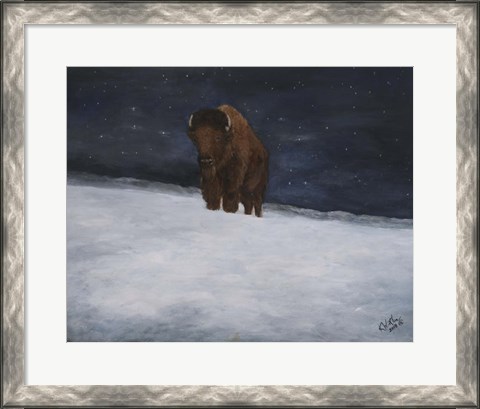 Framed Journey Through the Snow II Print