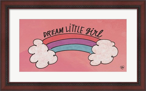 Framed Dream Little Girl Print