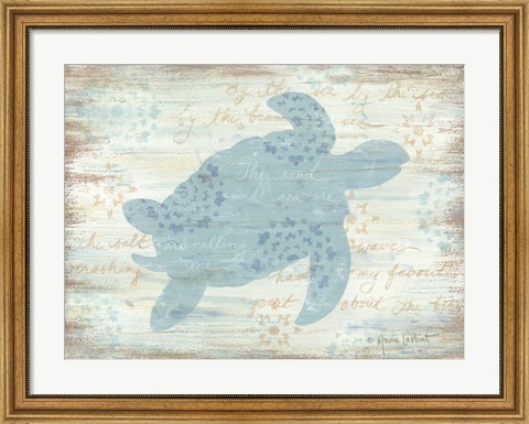 Framed Ocean Turtle Print