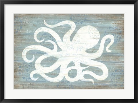 Framed Ocean Octopus Print