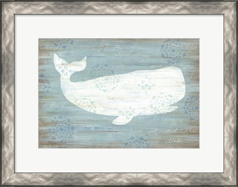 Framed Ocean Whale Print