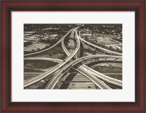 Framed Highway Crossing Print