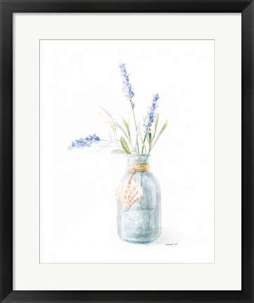 Framed Beach Flowers III Print