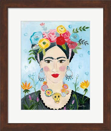 Framed Homage to Frida II Print