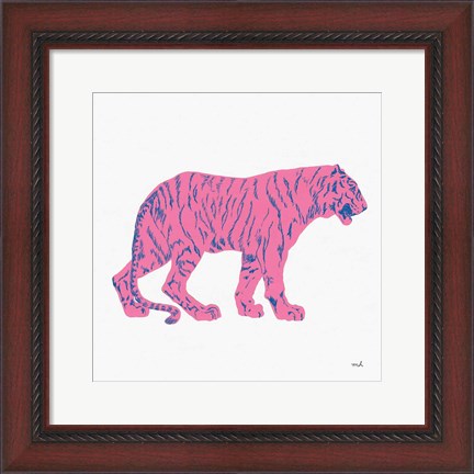 Framed Hey Tiger I Print