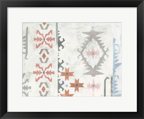 Framed Southwest Design V Boho Print