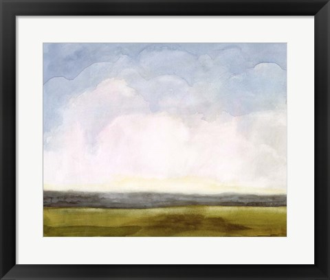Framed Cumulus Horizon I Print