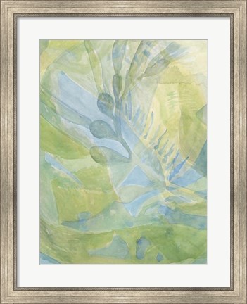 Framed Sea Grass I Print