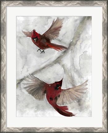 Framed Cardinals I Print
