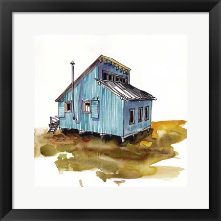 Framed Rad Cabin VI Print