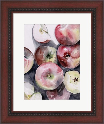 Framed Fruit Slices I Print