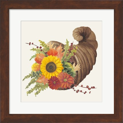 Framed Colorful Cornucopia II Print