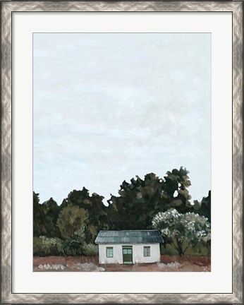 Framed Forest Cottage II Print