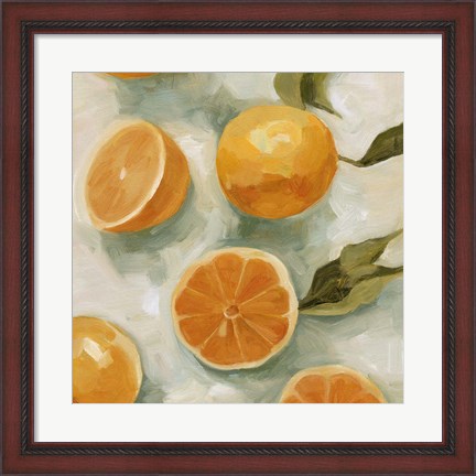 Framed Fresh Citrus I Print