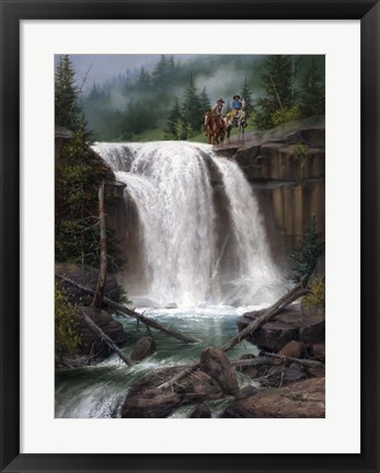 Framed Above the Falls Print