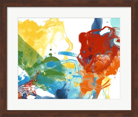Framed Primary Abstract II Print